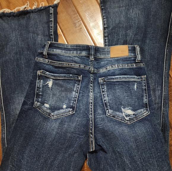 Bke women's billie slim fit flare jeans - Picture 4 of 6